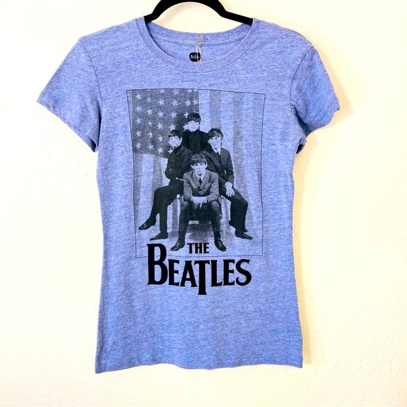 The Beatles Graphic Tee Blue 2012 Medium - Picture 1 of 4